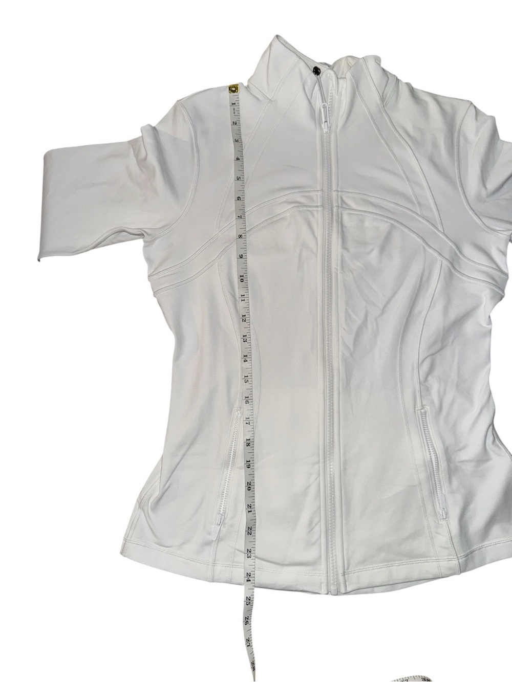 Lululemon Define Jacket Luon White Size 10 NWT Full Zip Athleisure - Picture 5 of 9